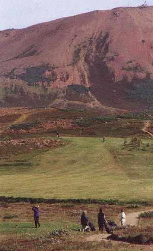 Husavik Katlav&ouml;llur golf course